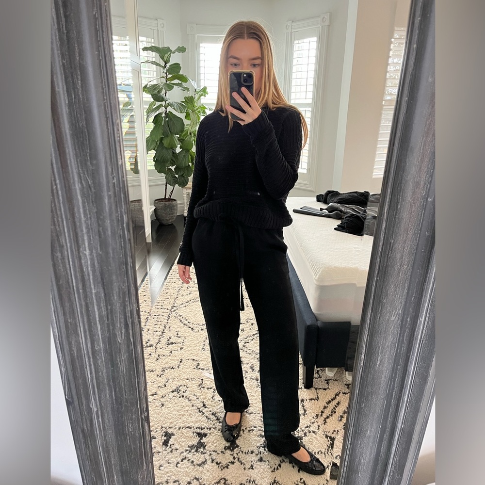 Michael Kors black drawstring pants size xxs